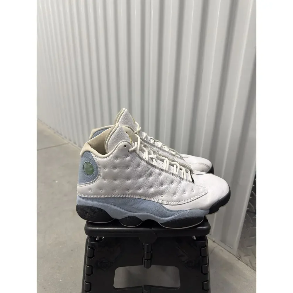 Nike Air Jordan 13 Blue Grey White Yellow 2024 Size 10 Men's - 414571-170